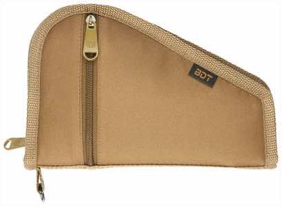 Bulldog BDT619T Deluxe Pistol Case With Pocket & Sleeve, Tan Water-Resistant Outer Shell, Impact-Resistant Padding, Heat-Resistant Quilted Lining 9