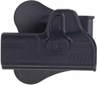 Bulldog RRHP Rapid Release OWB Black Polymer Paddle Fits Hi-Point 45/40 Right Hand