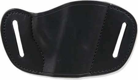 Bulldog MLBRS Molded OWB Black Leather Belt Slide Fits S&W J Frame Fits 2-4