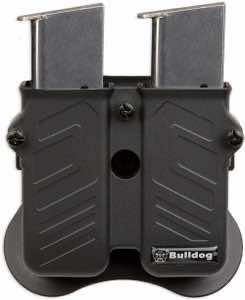 Bulldog MXM Max Multi-Fit Mag Holder OWB Black Polymer Paddle Ambidextrous Hand