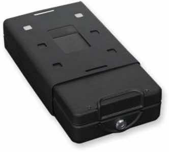 Bulldog BD1150 Car Vault Key Entry Matte Black Powder Coat Steel Holds 1 Handgun 11.30