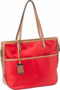 Bulldog BDP056 Tote Purse w/Holster Red Nylon Most Sm Pistols & Revolvers Right Hand