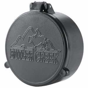 Butler Creek 30025 Flip-Open Objective Scope Cover 30mm Obj. Size 02A Black Polymer
