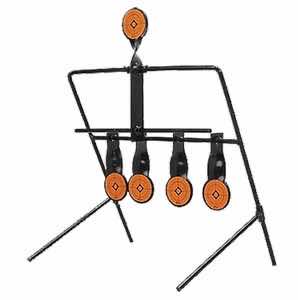 Caldwell 820585 Resetting Target Airgun AR500 Steel Black/Orange Impact Enhancement Motion 1.50