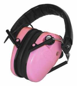 Caldwell 487111 E-Max Low-Profile Muff 23 dB Over the Head Pink/Black Adult