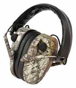 Caldwell 487200 E-Max Low-Profile Muff 23 dB Over the Head Mossy Oak Break-Up/Black Adult