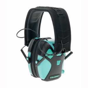 Caldwell 1101672 E-Max Pro 23 dB Over the Head Aqua Blue/Black Adult