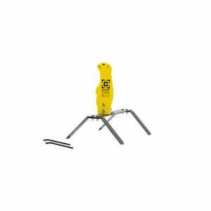 Caldwell 1178561 Auto Reset Rifle Yellow AR500 Steel Prairie Dog Includes Ground Stakes
