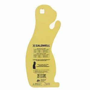 Caldwell 4002313 Rimfire/Handgun Yellow AR500 Steel Prairie Dog 1/4