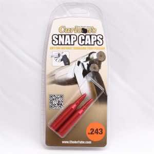 Carlson's Choke Tubes 00051 Snap Cap Spring Loaded Striking 243Win 2Pack