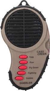 Cass Creek 041 Ergo Electronic Spring Gobbler Attracts Turkeys, Camo Plastic Includes Belt Clip