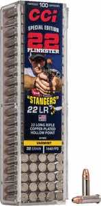 CCI 50100CC Stangers 22 LR 32 gr Copper Plated Hollow Point 100 Per Box/ 50 Case