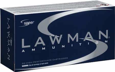 Speer 53919 Lawman 357 Sig 125 gr Total Metal Jacket Flat Nose 50 Per Box/ 20 Case