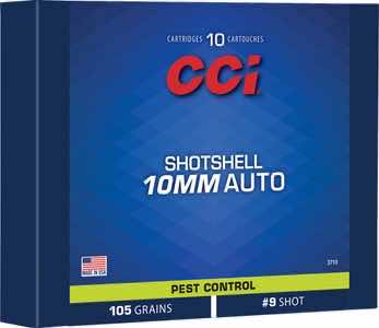 CCI 3710 Pest Control 10mmAuto 105gr 10 Per Box/20 Case