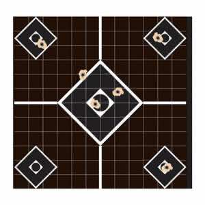 Champion Targets 45804 VisiShot 5-Diamond Paper Hanging Pistol/Rifle 13