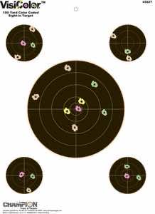 Champion Targets 45827 VisiColor Self-Adhesive Paper Multi-Color 5