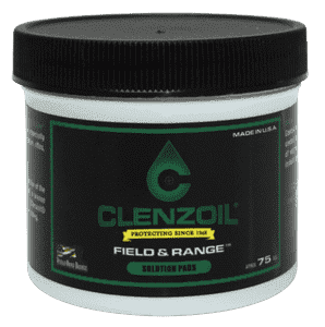 Clenzoil 2014 Field & Range Patch Kit .50 Cal/12 Gauge Cotton Wipes 75 Per Pkg
