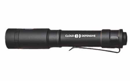 Cloud Defensive CHICRO01BLK Chicro Admin Light Black Anodized 35/350 Lumens White LED