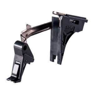 CMC Triggers 71701 Drop-In Black Flat Trigger Compatible w/Glock 17/19/26/34 Gen4