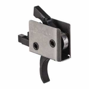 CMC Triggers 93501 Drop-In Single-Stage Curved Trigger w/ 5-5.50 lbs Draw Weight & Black/Silver Finish