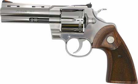 Colt Mfg PYTHONSP4WTS Python 38 Special/357 Mag 6 Shot 4.25
