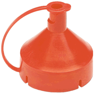 CVA AC1385 Powder Funnel Top Pyro Can Red