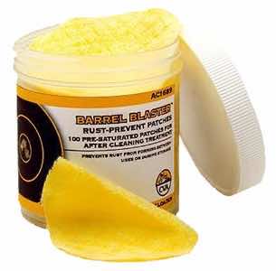 CVA AC1689 Barrel Blaster PreLubed Patches Against Rust and Corrosion Jar