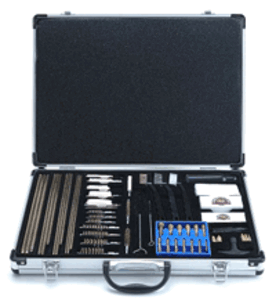 DAC UGC100S Super Deluxe Universal Gun Cleaning Kit Multi-Caliber/61 Pieces Silver