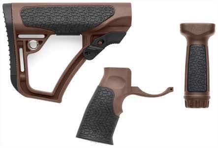 Daniel Defense 2810206145011 Collapsible Buttstock Pistol Grip/Vertical Foregrip AR-15 Mil Spec +