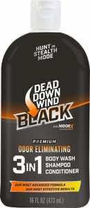 Dead Down Wind 127160 Black Premium 3-in-1 Combo Odor Eliminator 16 oz Squeeze Bottle