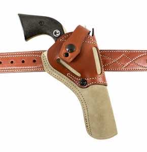 DeSantis Gunhide 189NJ5XZ0 Wild Hog OWB Natural Leather Belt Fits Ruger Wrangler 7 1/2