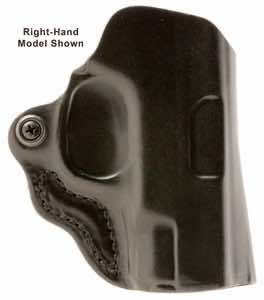 DeSantis Gunhide 019BB7WZ0 Mini Scabbard OWB Black Leather Belt Slide Fits Springfield Prodigy w/wo Red Dot Fits 4.25