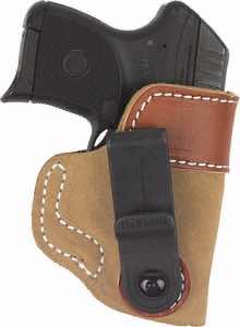 DeSantis Gunhide 106NA80Z0 Sof-Tuck IWB Tan Leather/Suede Belt Clip Fits Glock 17 Right Hand