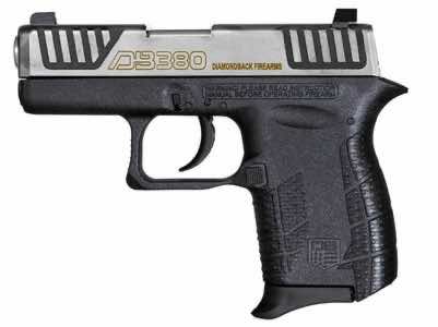 Diamondback DB0100E032 DB380 Gen4 Micro-Compact Frame 380 ACP 6+1, 2.80