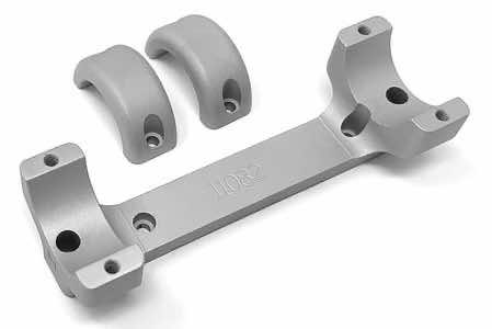 DNZ 11083 Game Reaper-Ruger Scope Mount/Ring Combo Silver 1