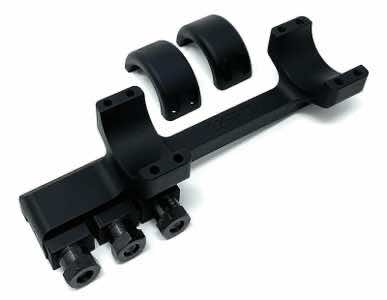 DNZ 321FPT2 Freedom Reaper Forward Picatinny Rail-20MOA Scope Mount/Ring Combo Matte Black