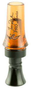 Duck Commander DCPROAO Jase Pro Series Open Call Double Reed Mallard Hen Sounds Attracts Ducks Orange Acrylic