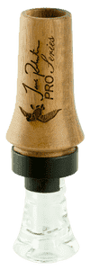 Duck Commander DCPROTW Jase Pro Series Double Reed Mallard Hen Sounds Attracts Ducks Natural Tigerwood
