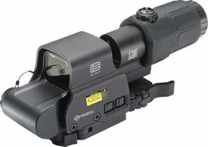 Eotech HHSGRN HHS Green EXPS & G33 Magnifier Matte Black 1x/3x 1.20