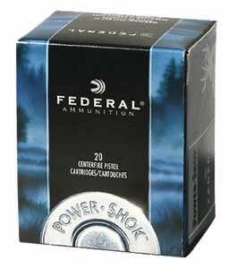 Federal C357G Power-Shok Handgun 357 Mag 180 gr Jacket Hollow Point 20 Per Box/ 25 Case