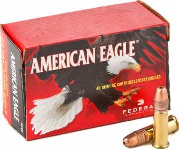 Federal AE22 American Eagle 22 LR 38 gr Copper Plated Hollow Point 40 Per Box/ 100 Case