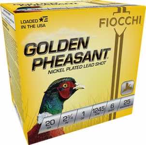 Fiocchi 20GP6 Golden Pheasant Extrema 20 Gauge 2.75