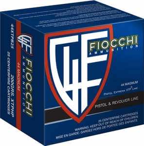 Fiocchi 44A500 Defense Dynamics 44 Rem Mag 240 gr Jacketed Soft Point 50 Per Box/ 10 Case