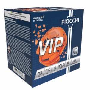 Fiocchi 28VIP8 Exacta Target VIP 28 Gauge 2.75