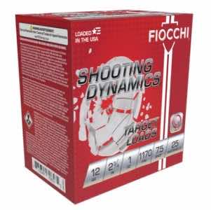 Fiocchi 12SD1L75 Shooting Dynamics Target 12 Gauge 2.75