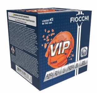 Fiocchi 410VIP8 Exacta Target VIP 410 Gauge 2.50