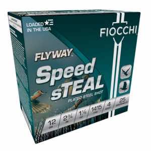 Fiocchi 12FST4 Flyway Speed Steel 12 Gauge 2.75
