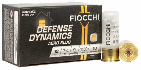 Fiocchi 12LE9P Defense Dynamics Low Recoil 12 Gauge 2.75