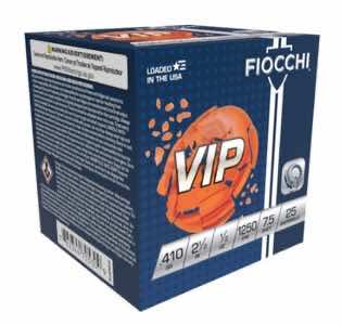 Fiocchi 410VIP75 Exacta Target VIP 410 Gauge 2.50