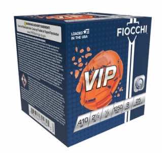 Fiocchi 410VIP9 Exacta Target VIP 410 Gauge 2.50